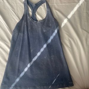 lululemon limited edition tie dye racer back tanktop 2.0